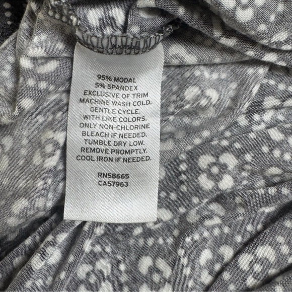 Nordstrom Lingerie Gray Nightshirt Sleepwear Nightgown Small Loungewear Modal - Picture 6 of 6